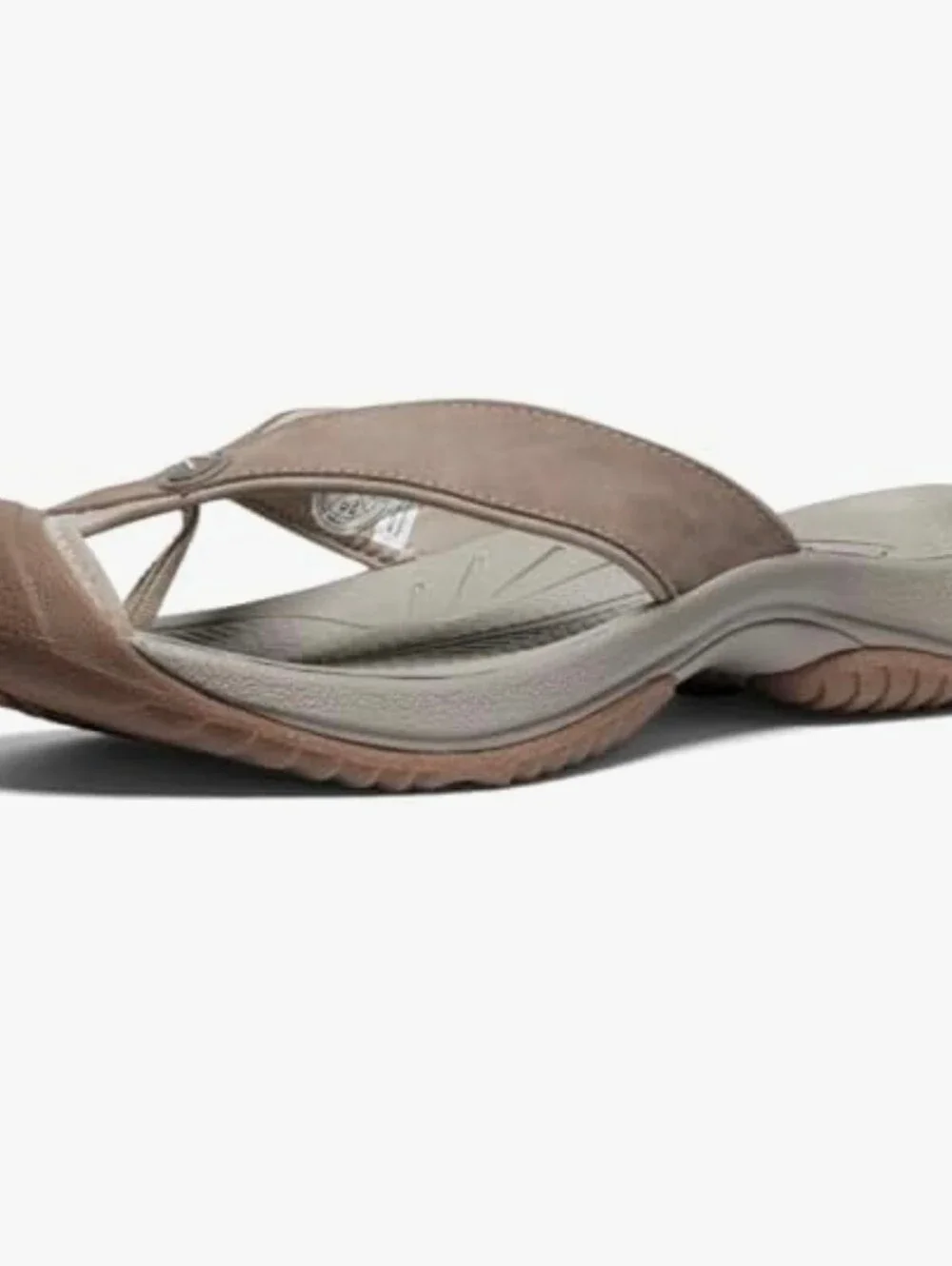 NWT Keen Waimea Leather Bump Toe Water Resistant Sandals Size 9 Brindle Birch